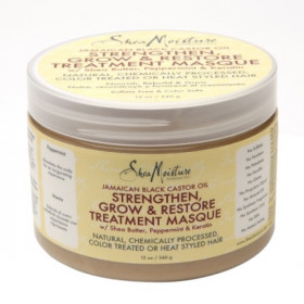 Shea Moisture Strengthen, Grow & Restore Treatment Masque Jamaican Black Castor Oil 12.0 oz Shea Moisture Strengthen, Grow & Restore Treatment Masque Jamaican Black Castor Oil 12.0 oz